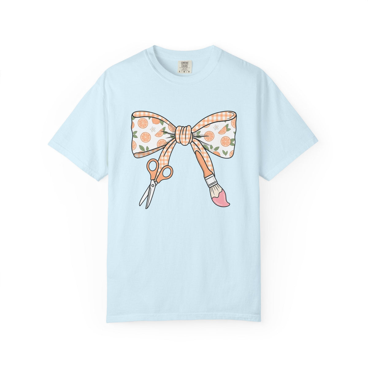 Bow Shears Paint Brush Shirt Teachers Crafting Unisex Gift product image 2