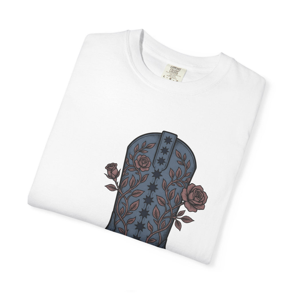 Leather Boot Shirt America Ranch Unisex Gift Retro Vintage product image 5