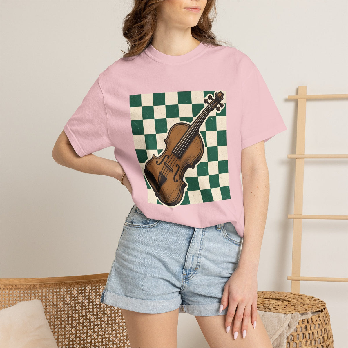 Fiddle Illustration Shirt St Patrick's Day Instruments product image 12
