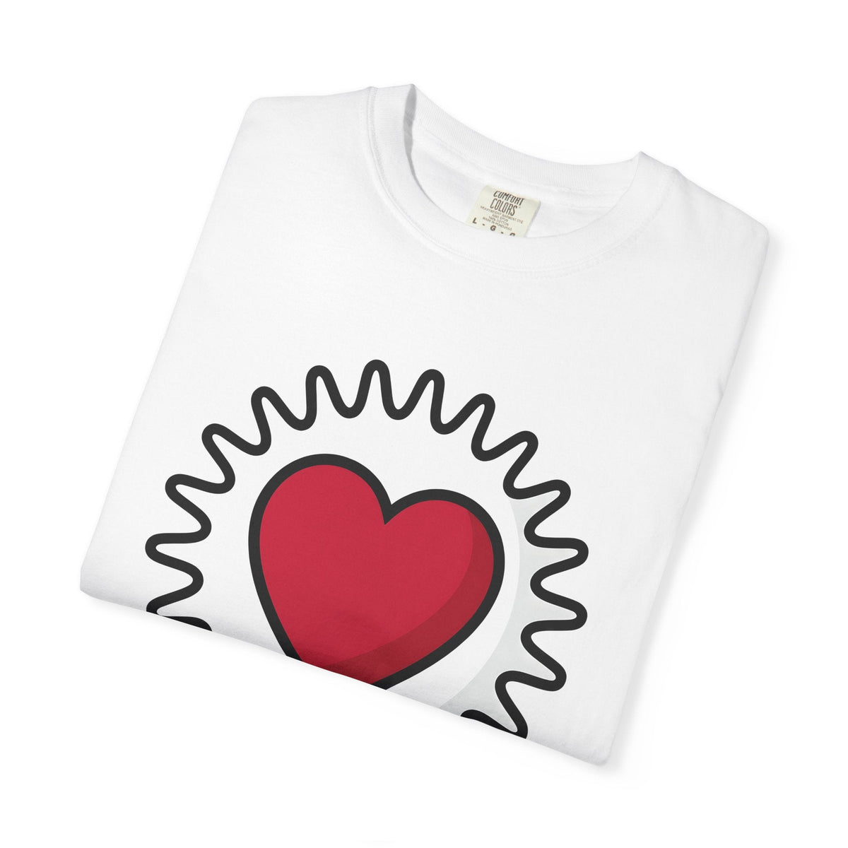 Heart Graphic Shirt Boho Chic Love Unisex Gift Bold Tee product image 5