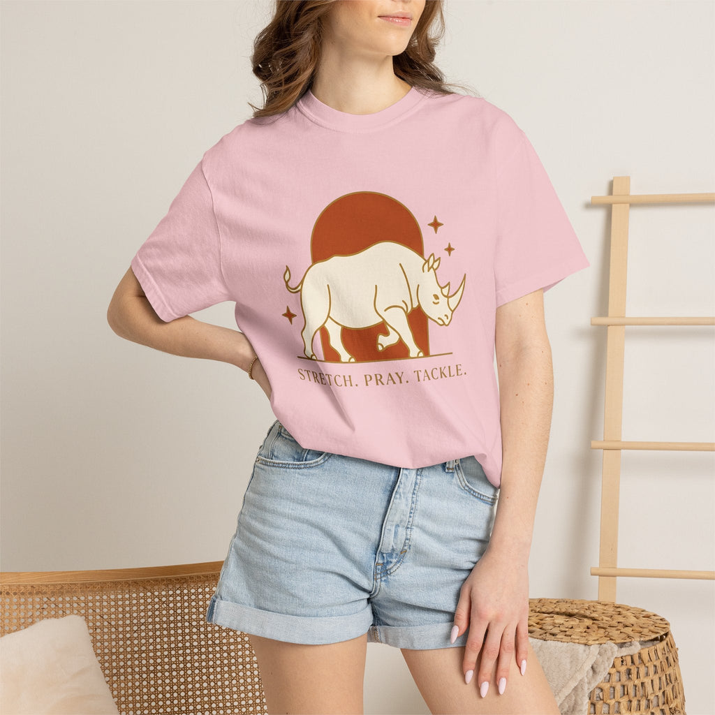 Rhino Art Shirt Sports Training Unisex Gift Plain Tee product image 12