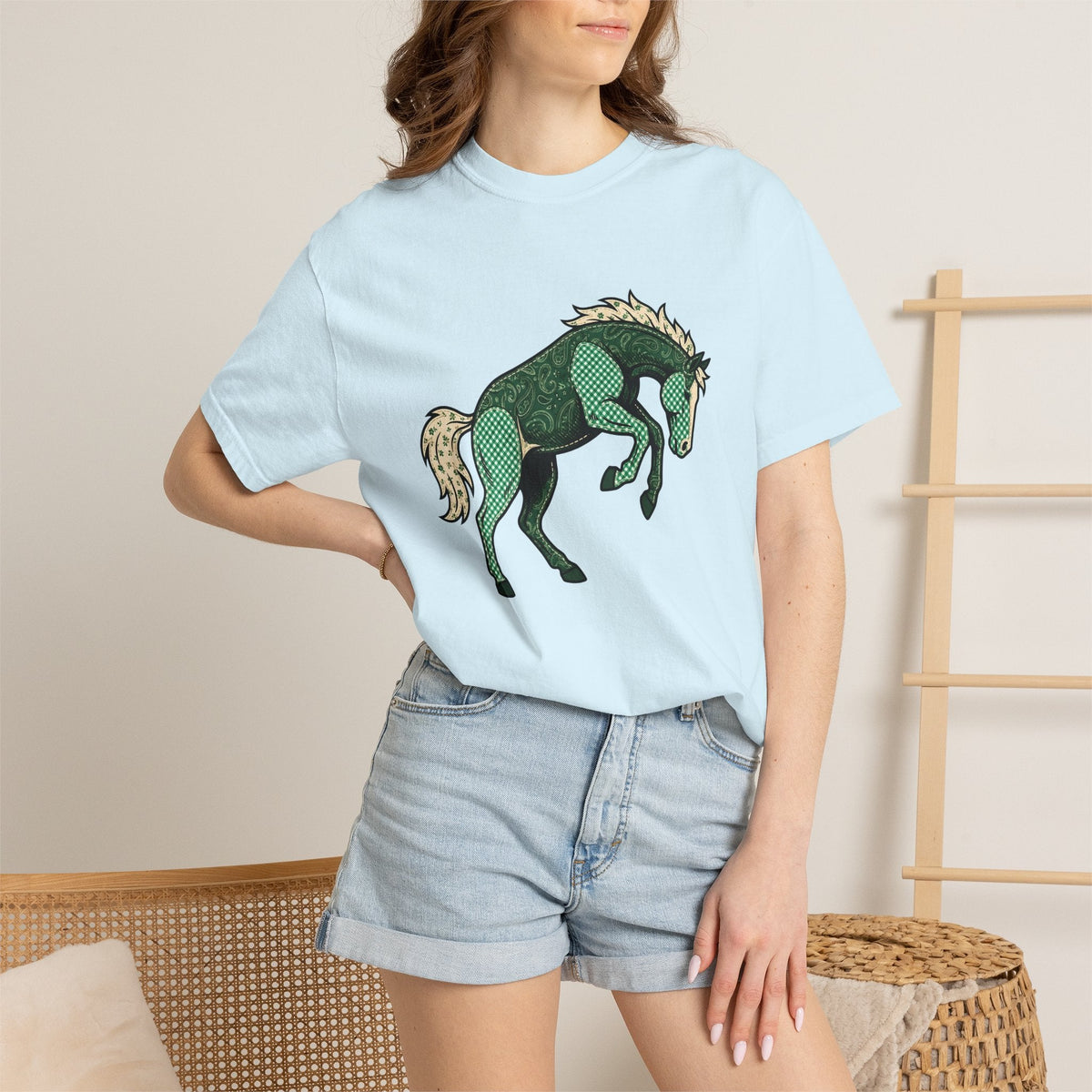 Spotted Horse Shirt St Patrick's Day Unisex Gift Rustic Tee product image 9