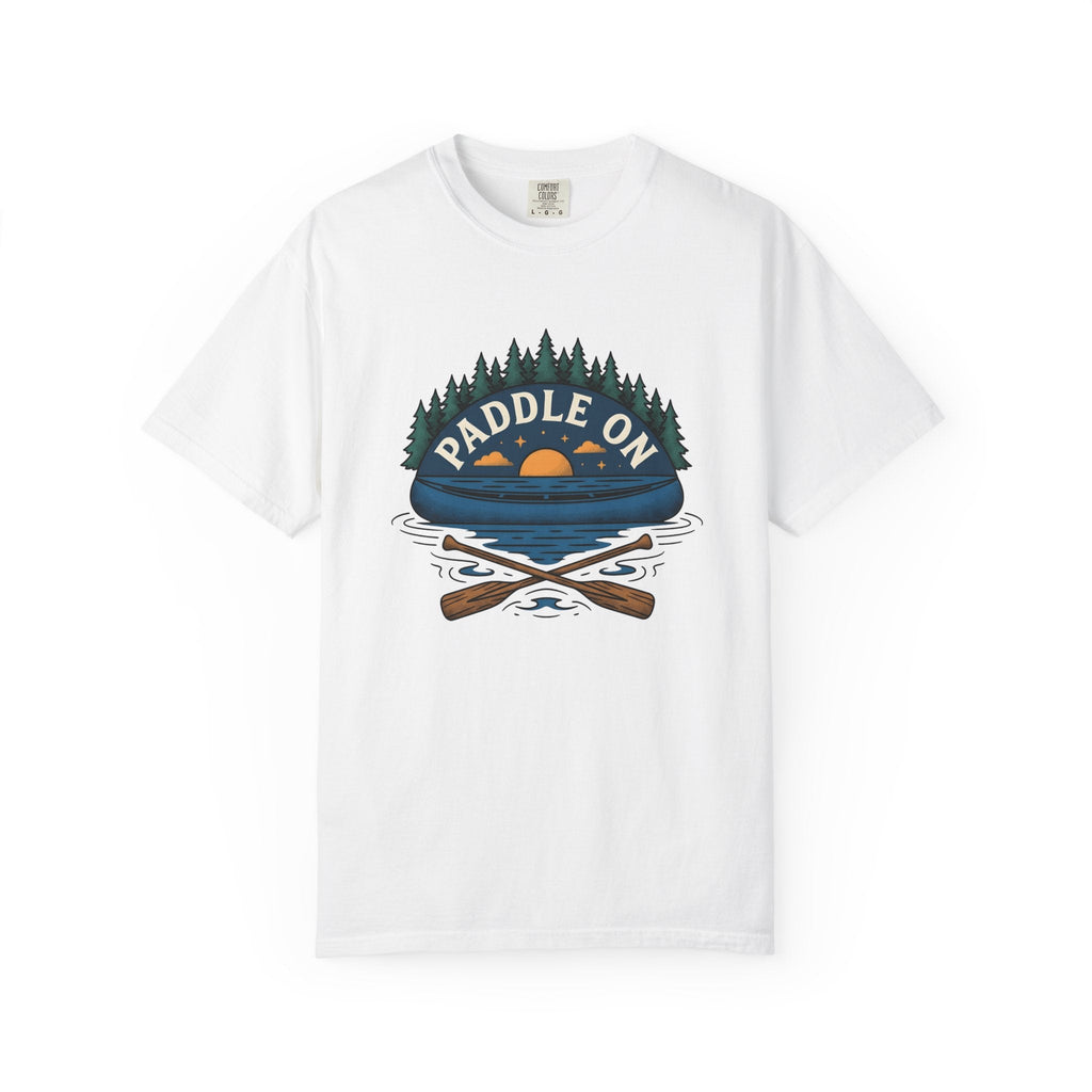 Paddle Boat Sunset Shirt Sports Exploration Unisex Gift product image 1