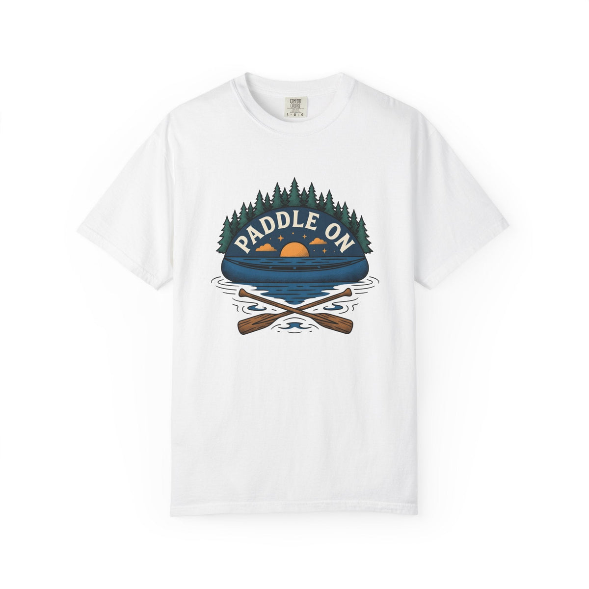 Paddle Boat Sunset Shirt Sports Exploration Unisex Gift product image 1