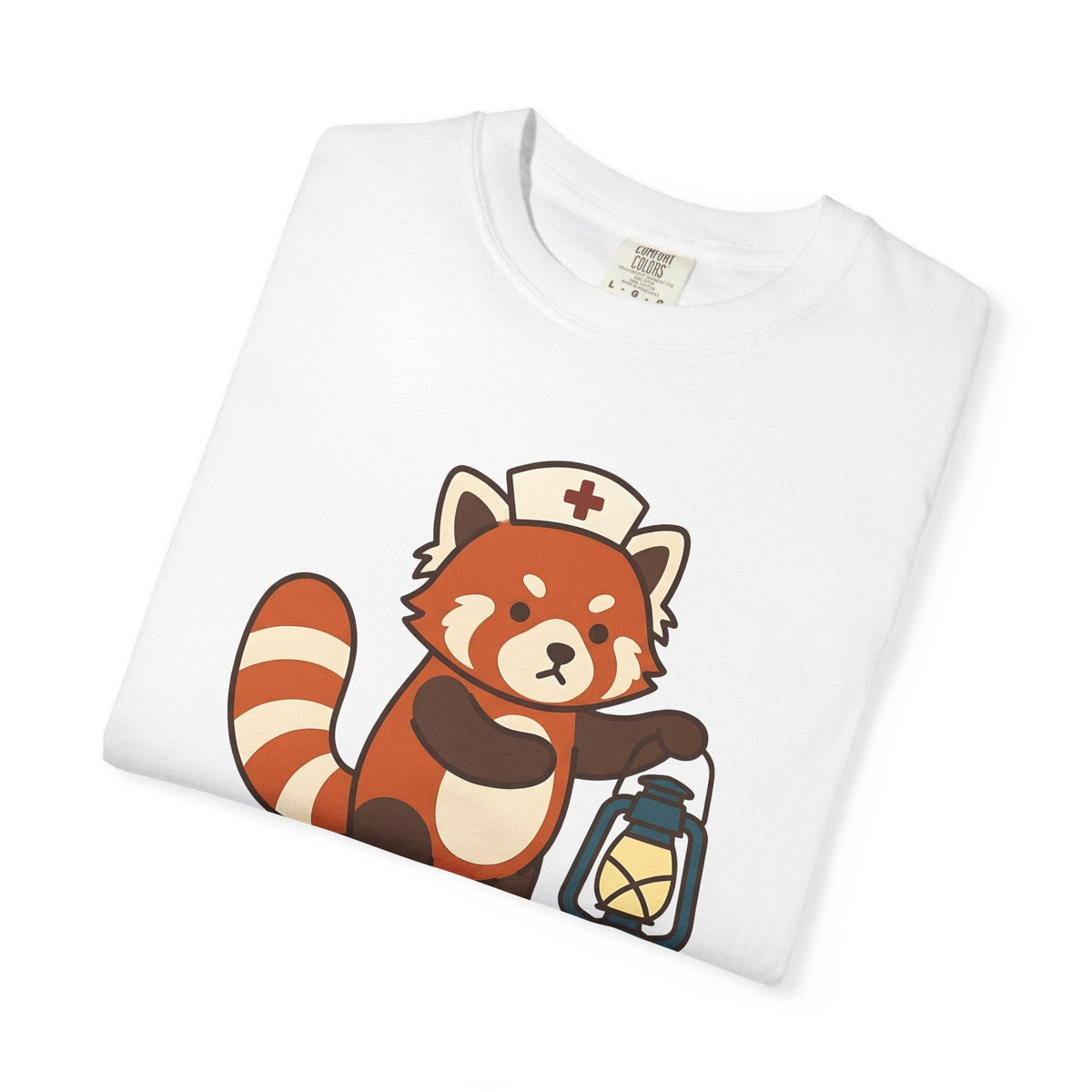Red Panda Nurse Shirt Nurses Wildlife Unisex Gift Chibi Tee product image 5