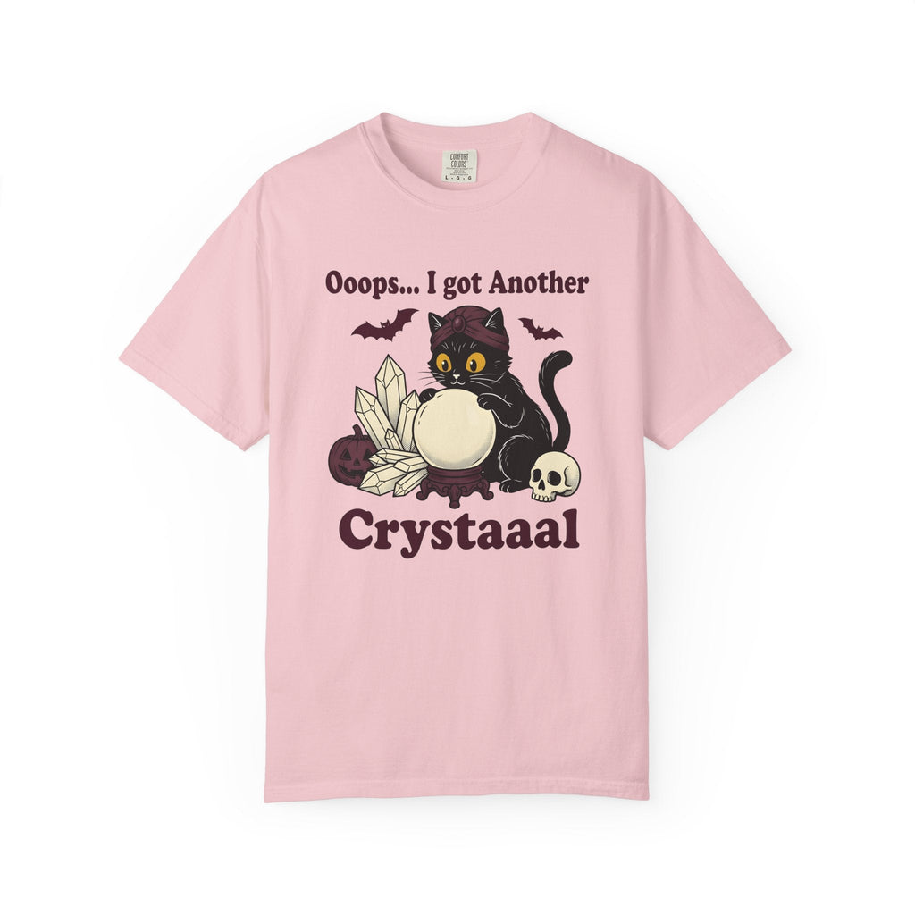 Black Cat Crystal Ball Cartoon T-Shirt – Halloween Witchy product image 3