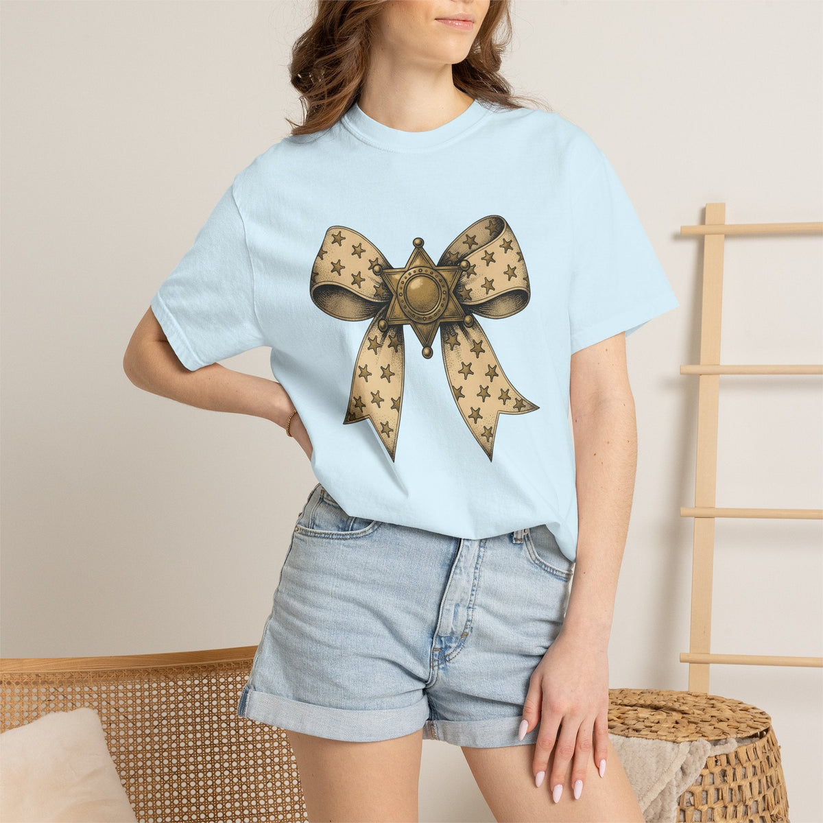 Marshal Star Bow Shirt Cowgirl Western Show Gift for Women product image 9