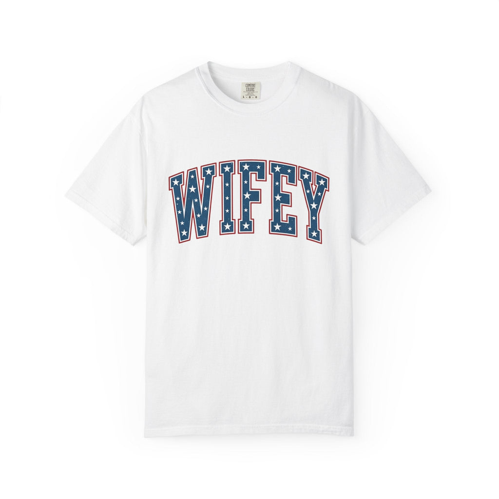 Star Pattern Text Shirt 4th Of July Wedding Gift for Women product image 1