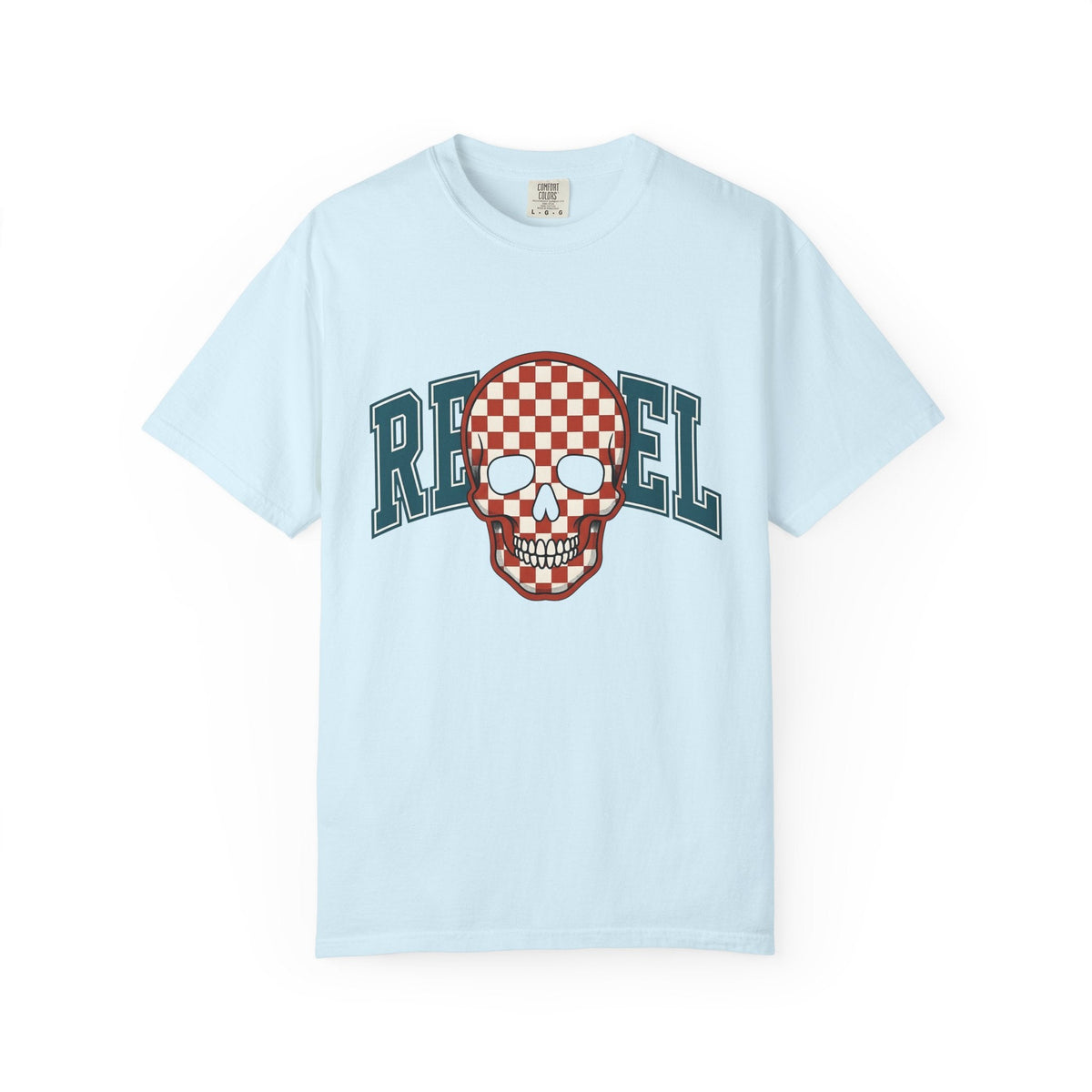 Gingham Skull Shirt America Music Gift Women Pop Art Tee product image 2