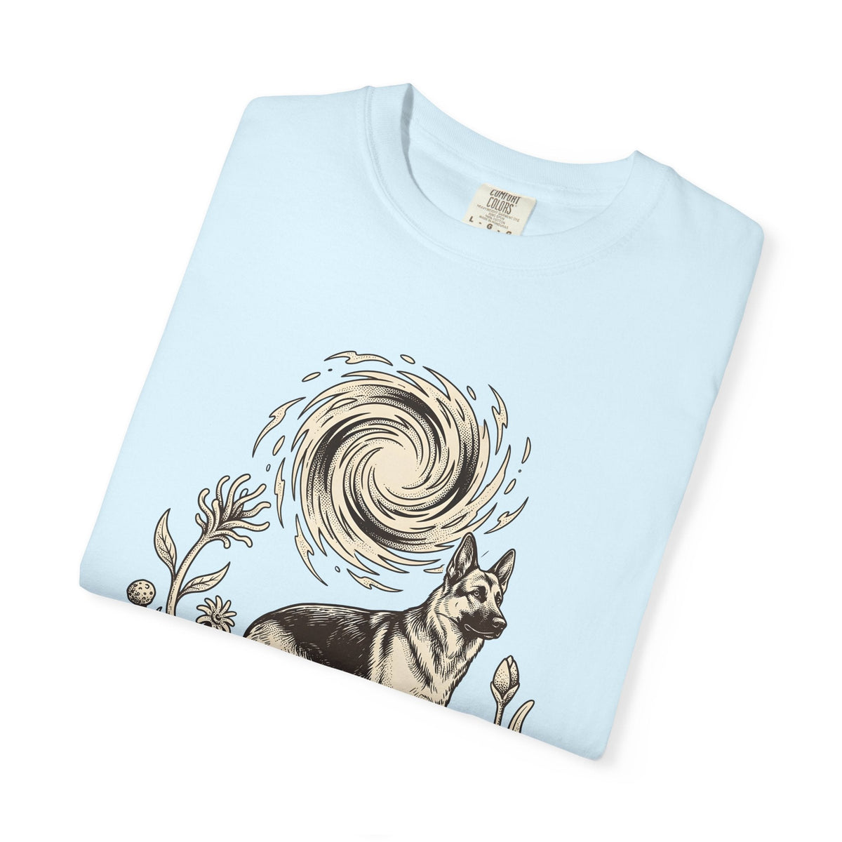 German Shepherd Puppy Shirt Dog Fauna Gift Women Cartoon product image 8