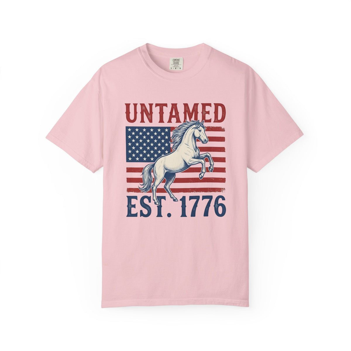 Patriotic Horse Shirt America Western Unisex Gift Vintage product image 3