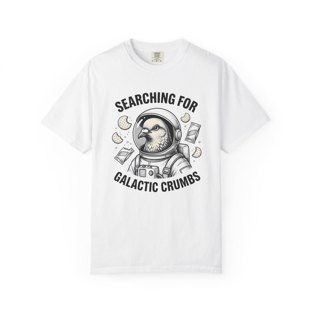 Space Bird Cartoon T-Shirt – Funny Pet Comic Design, Unisex product image 1
