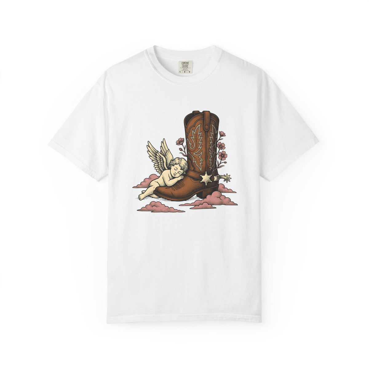 Cowboy Boot Cherub Shirt Valentine Western Unisex Gift product image 1