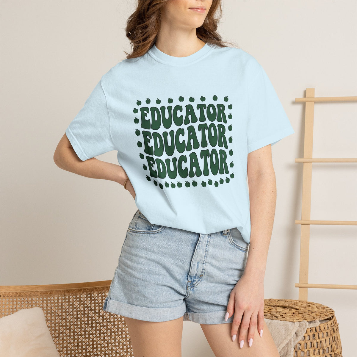 Apple Graphic Shirt Teachers School Unisex Gift Groovy Tee product image 9
