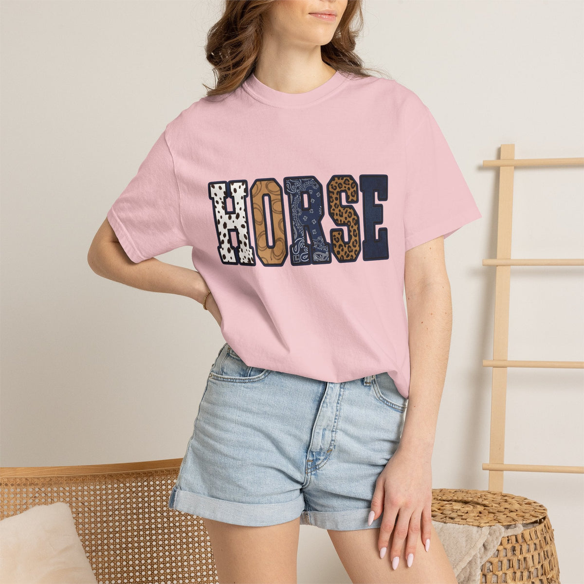 Cheetah Alphabet Shirt Cowgirl Pony Gift for Women Country product image 12