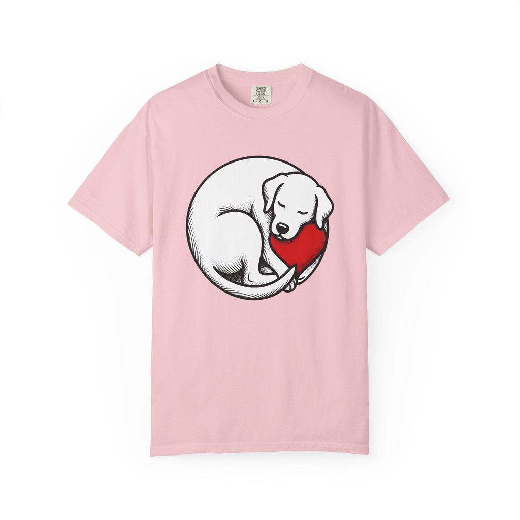 Napping Dog Shirt Pet Gift Women Simple Tee Sleeping product image 3