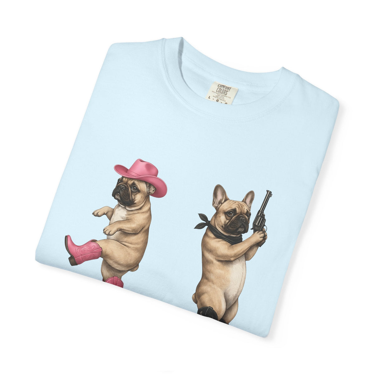 French Bulldog Shirt Cowgirl Animal Gift for Women Lifelike product image 8