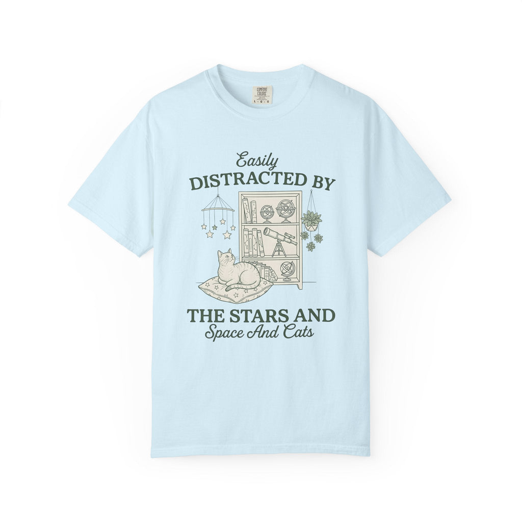 Kitten Shelf Shirt Cat Space Unisex Gift Outline Tee product image 2