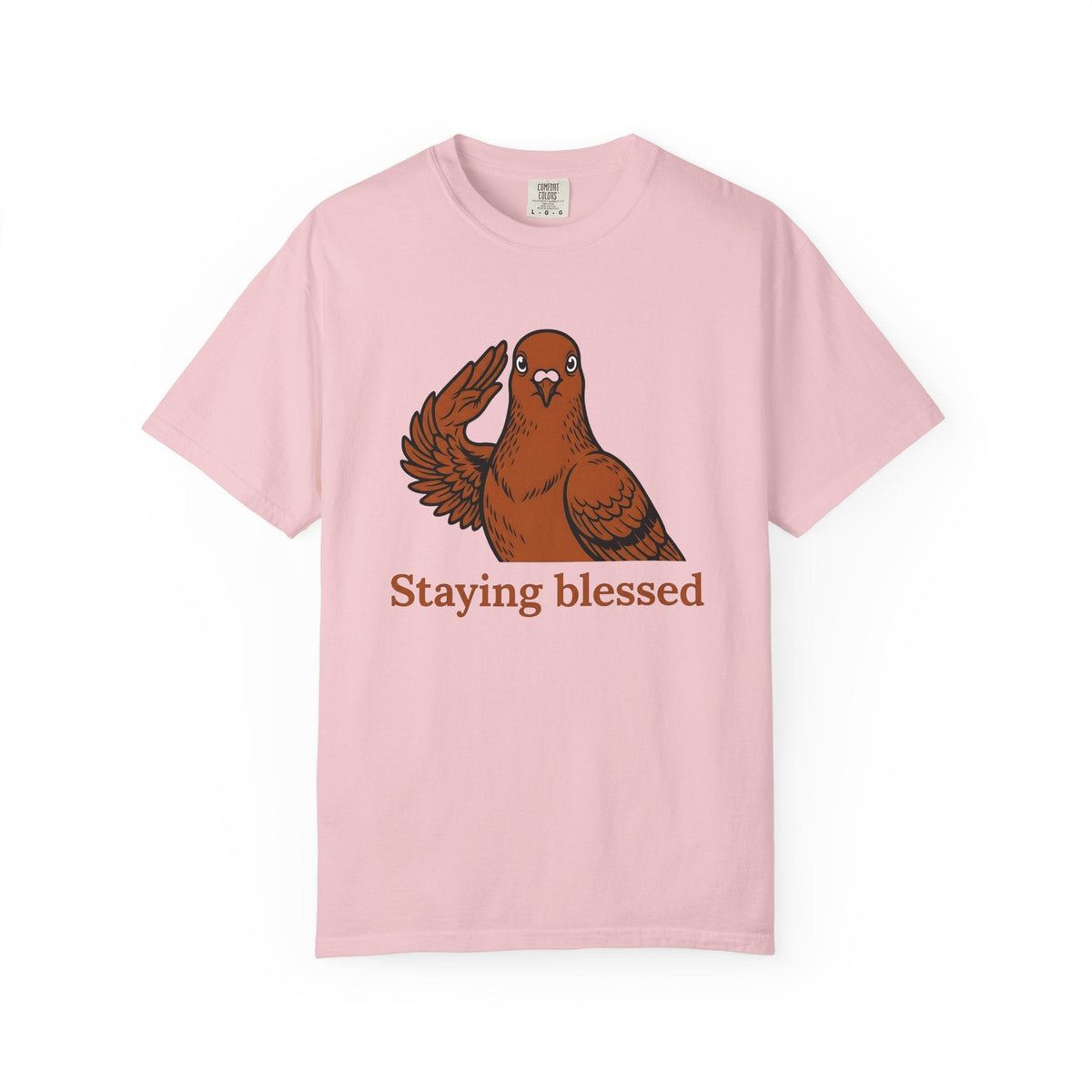Saluting Bird Comic T-Shirt – Funny Pet Cartoon Design product image 3