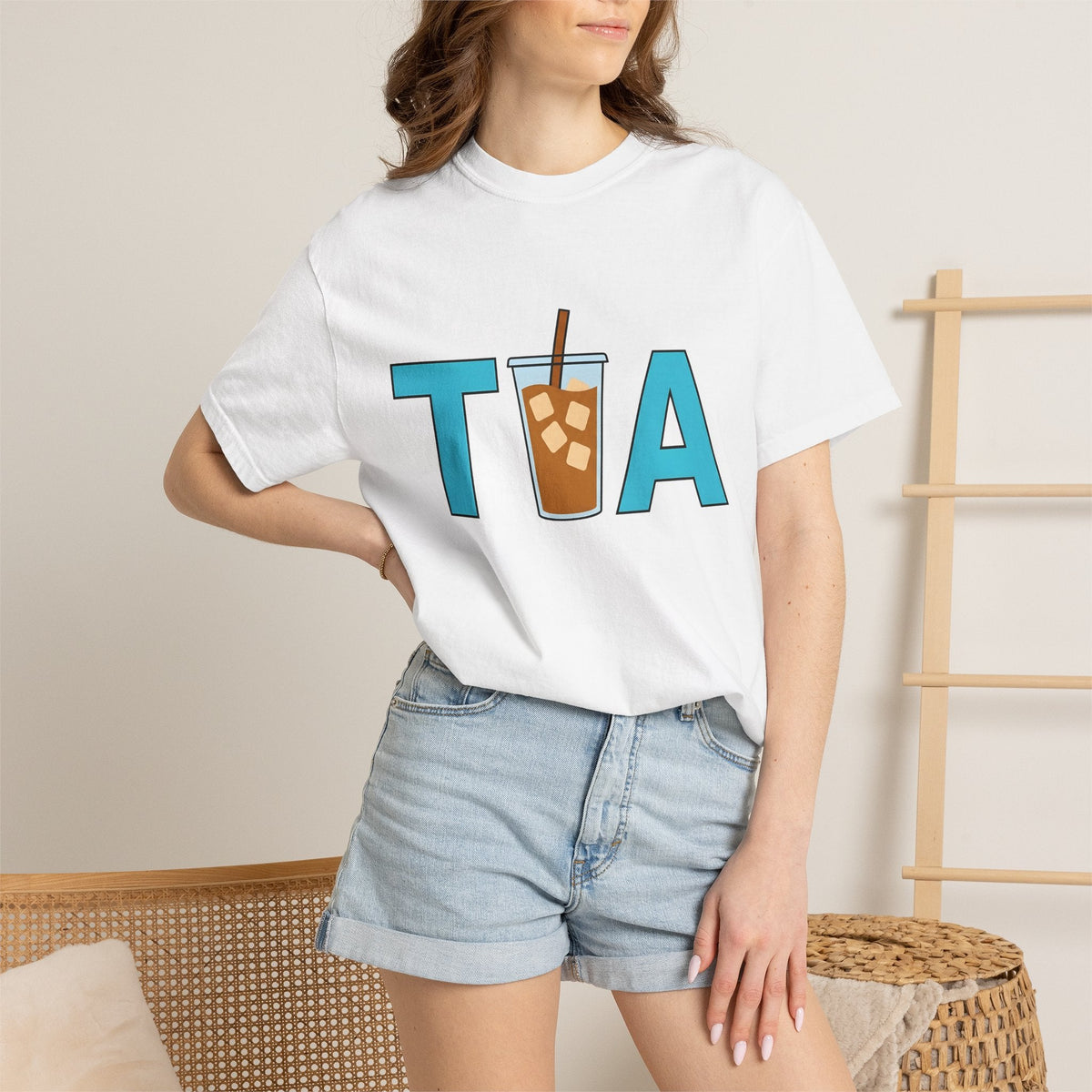 Cold Coffee Cup Shirt Drinks Cuisine Unisex Gift Simple Tee Coffee Mug T-Shirt