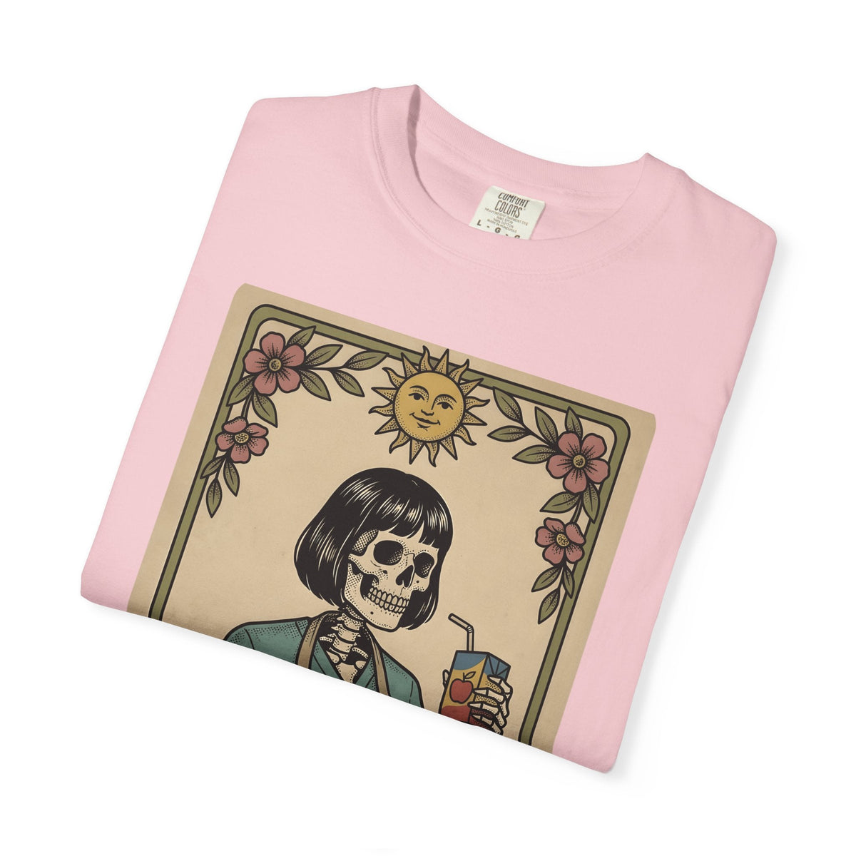 Skeleton Professor Tarot Card T-Shirt – Funny Halloween product image 12