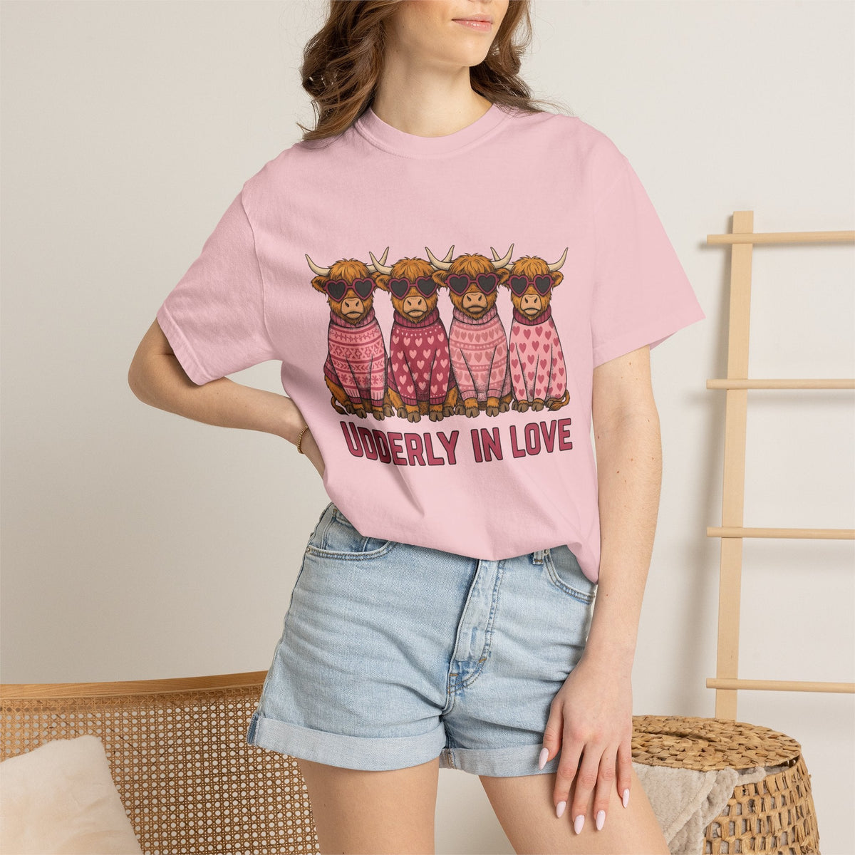 Highland Cattle Shirt St. Valentine's Day Pets Unisex Gift product image 12