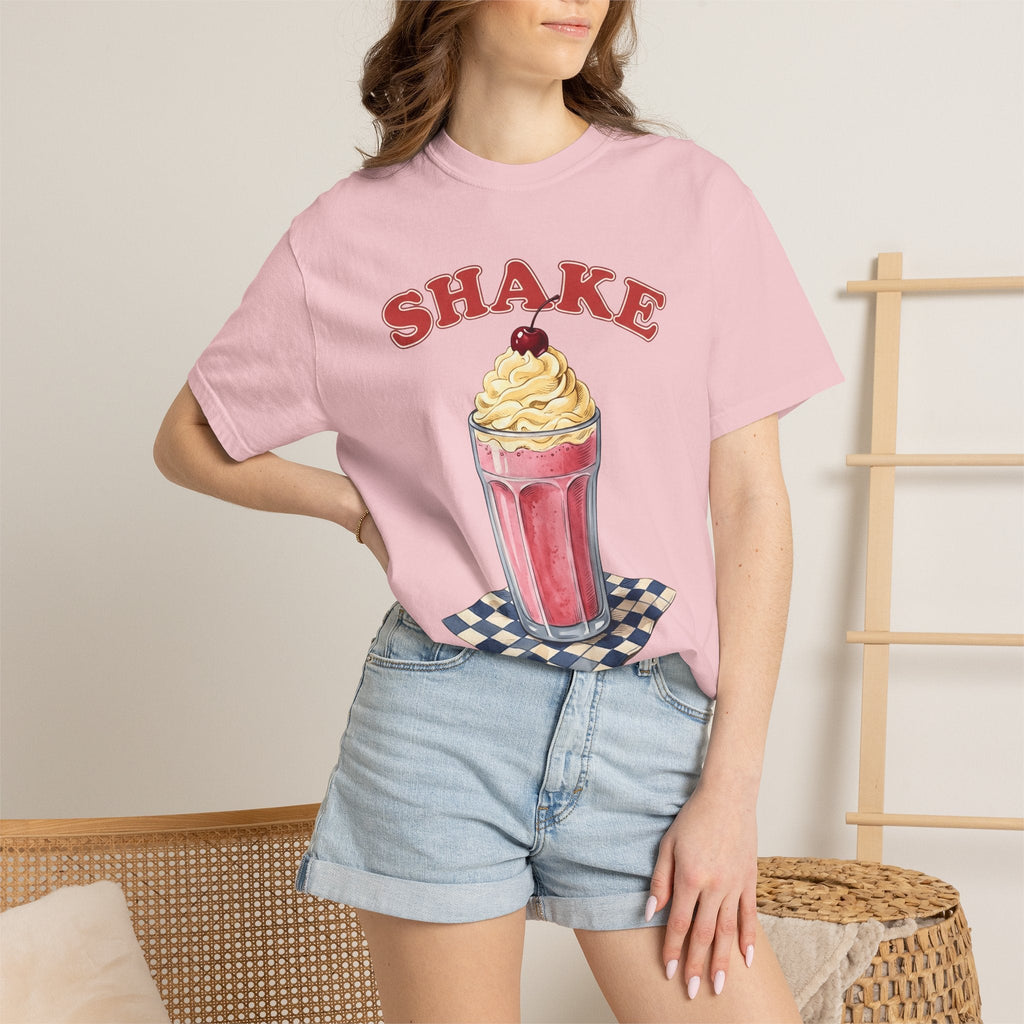 Milkshake Shirt Desserts Cafe Unisex Gift Cartoon Tee Shake product image 12