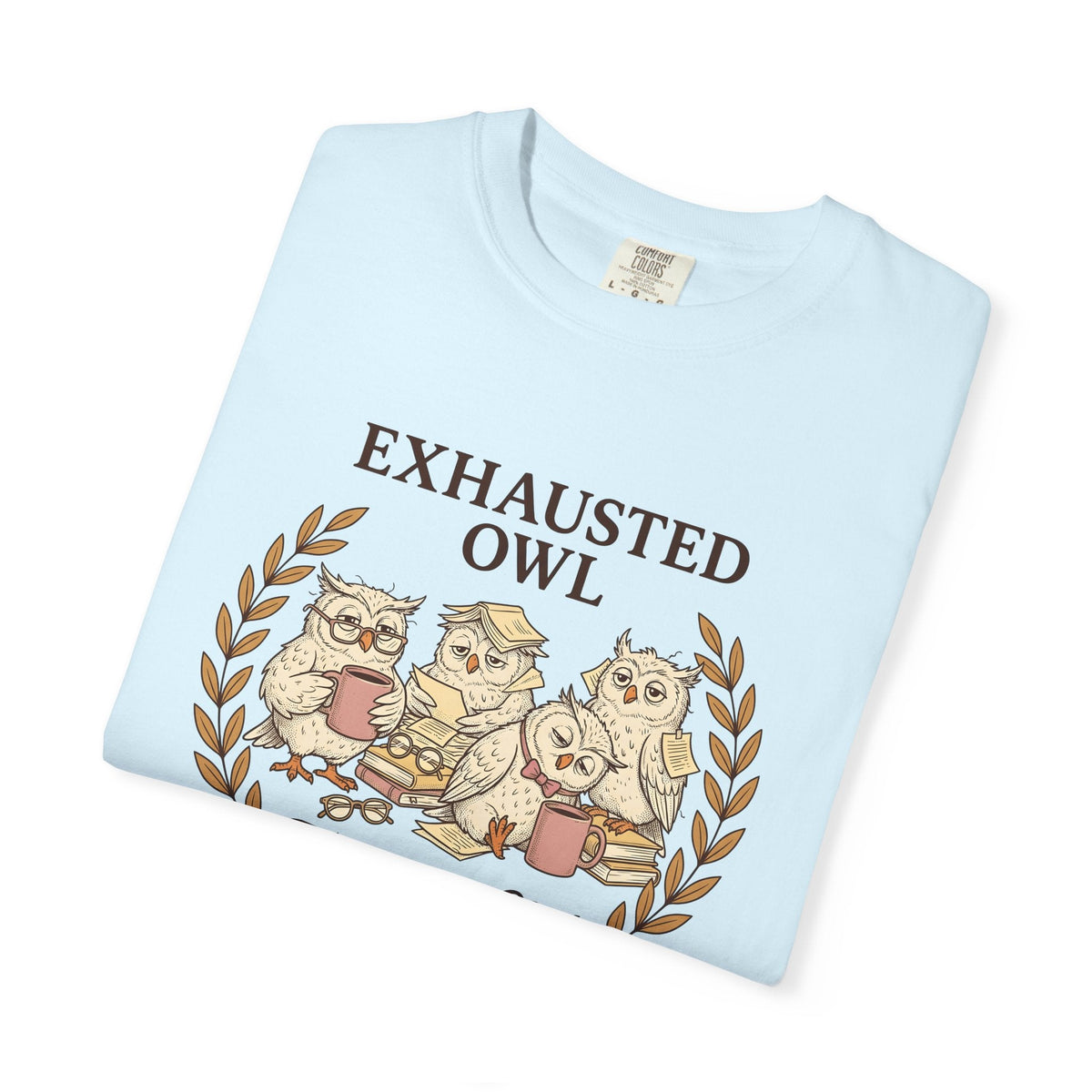 Sleepy Owls Line Art T-Shirt – Funny Teacher Educator product image 8