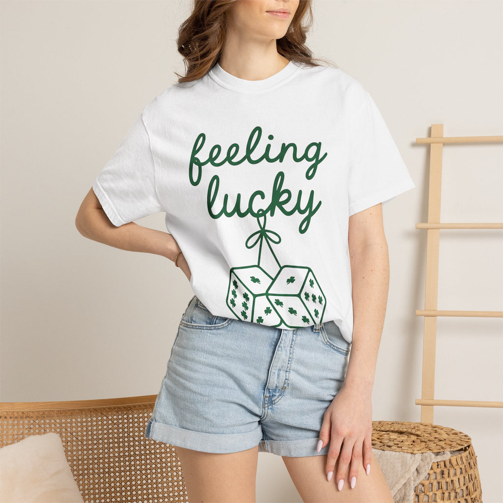 Clover Dice Shirt St Patrick's Day Cards Unisex Gift Line product image 6