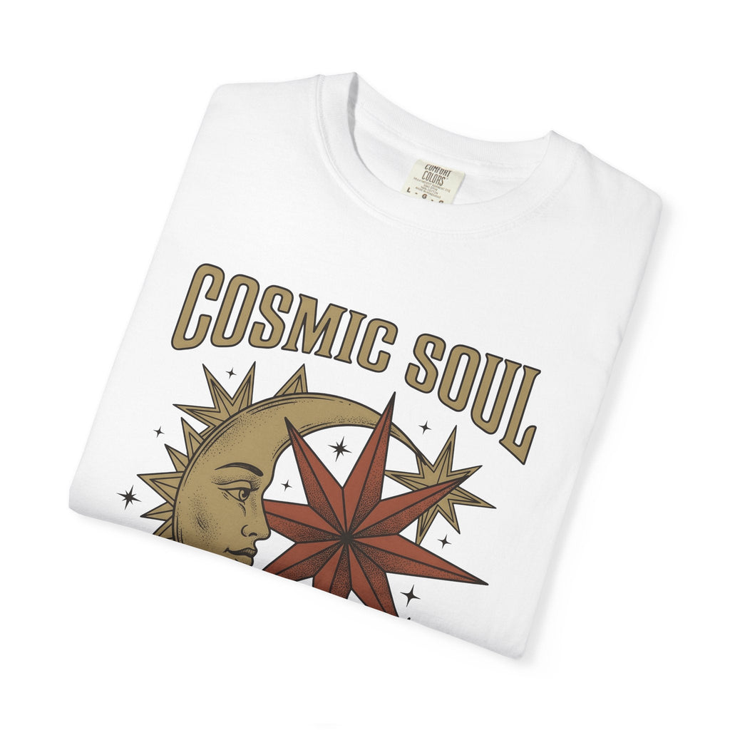 Moon Star Face Shirt Boho Chic Zodiac Unisex Gift Hand product image 5