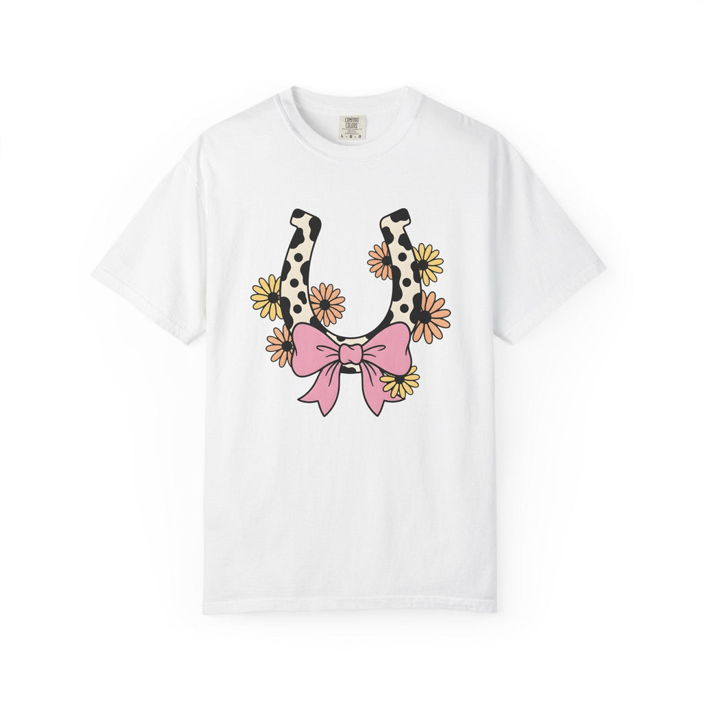 Dairy Print Horseshoe Shirt Cowgirl Ranch Gift Women Gypsy product image 1