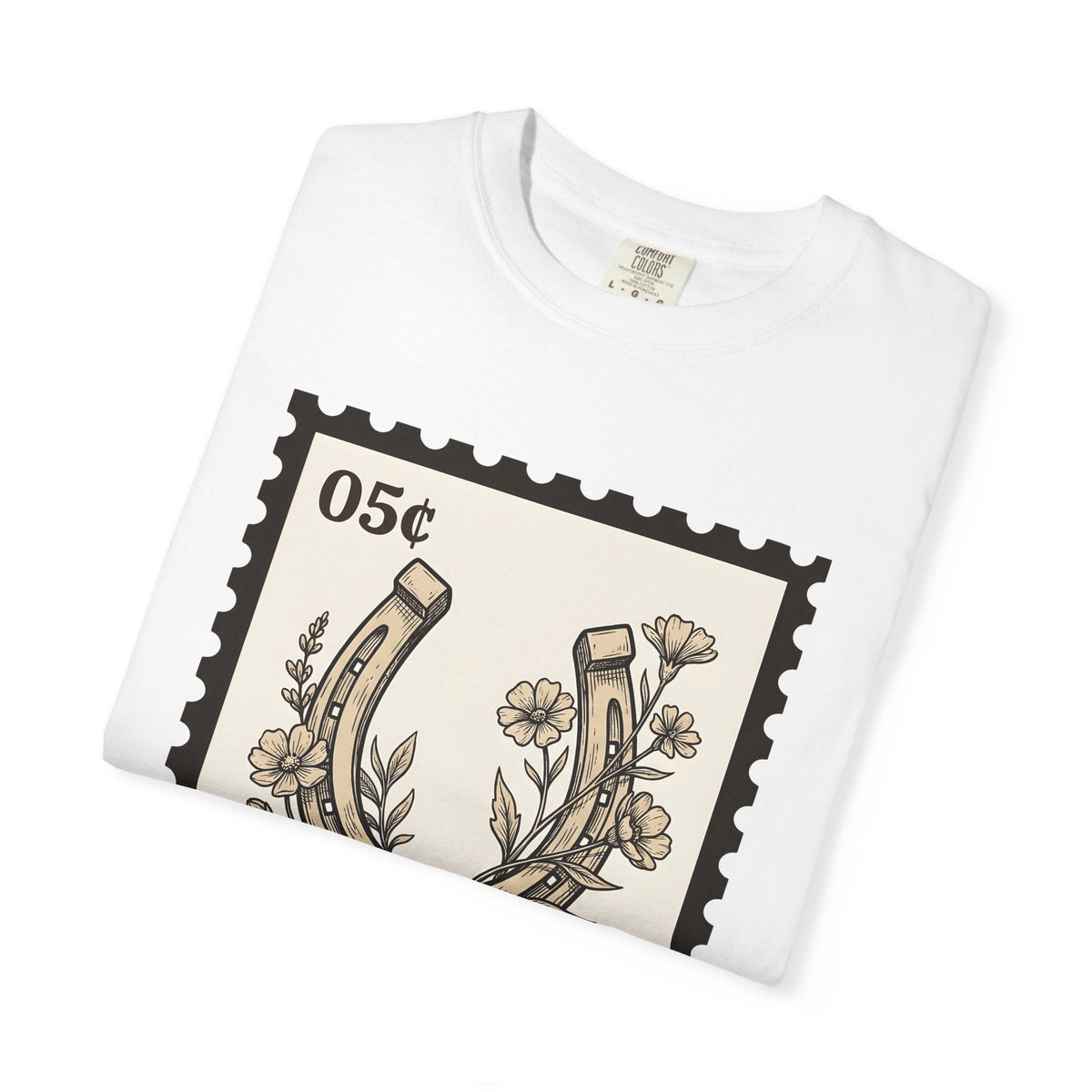 Horseshoe Floral Shirt Cowgirl Western Gift Women Boho Tee product image 5