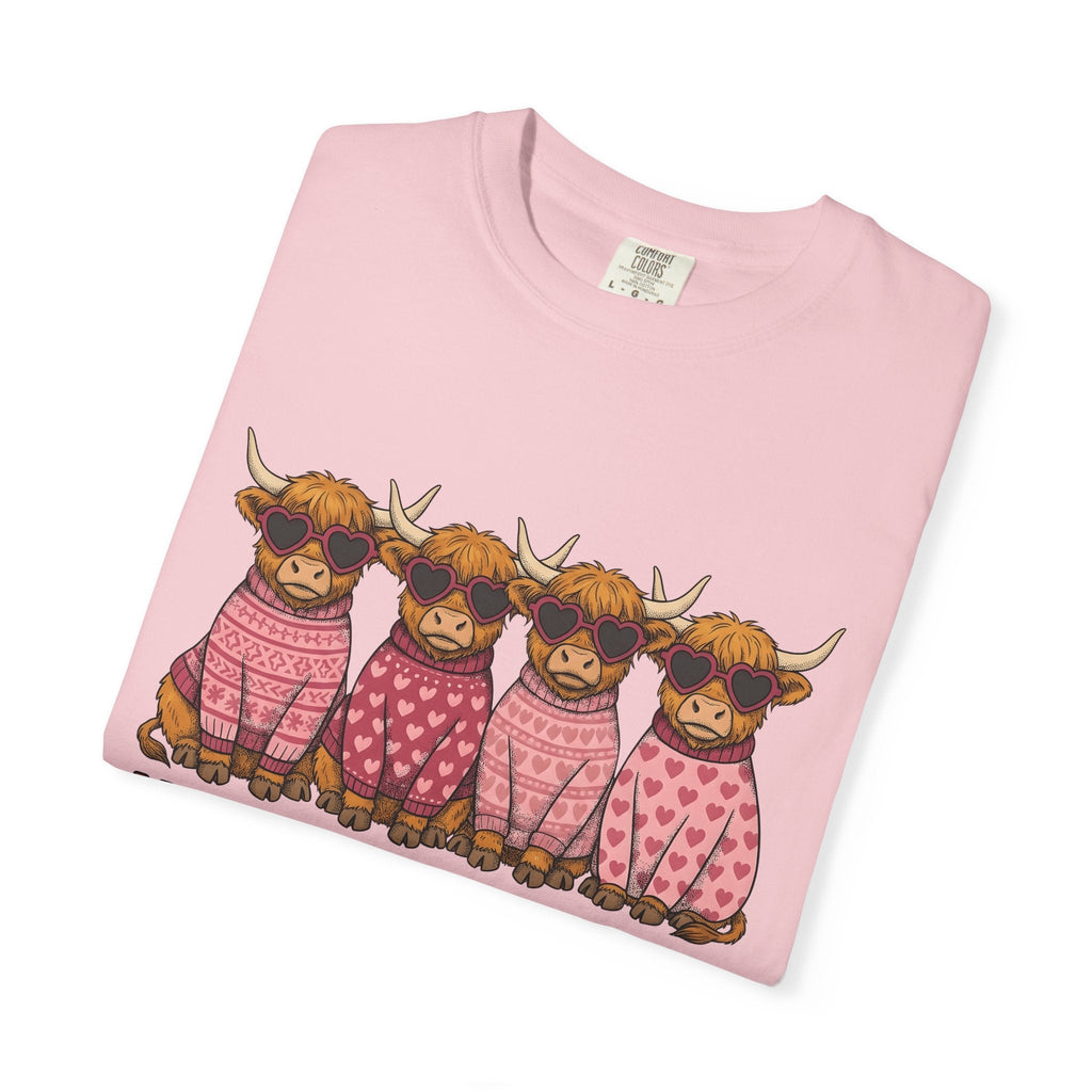Highland Cattle Shirt St. Valentine's Day Pets Unisex Gift product image 11