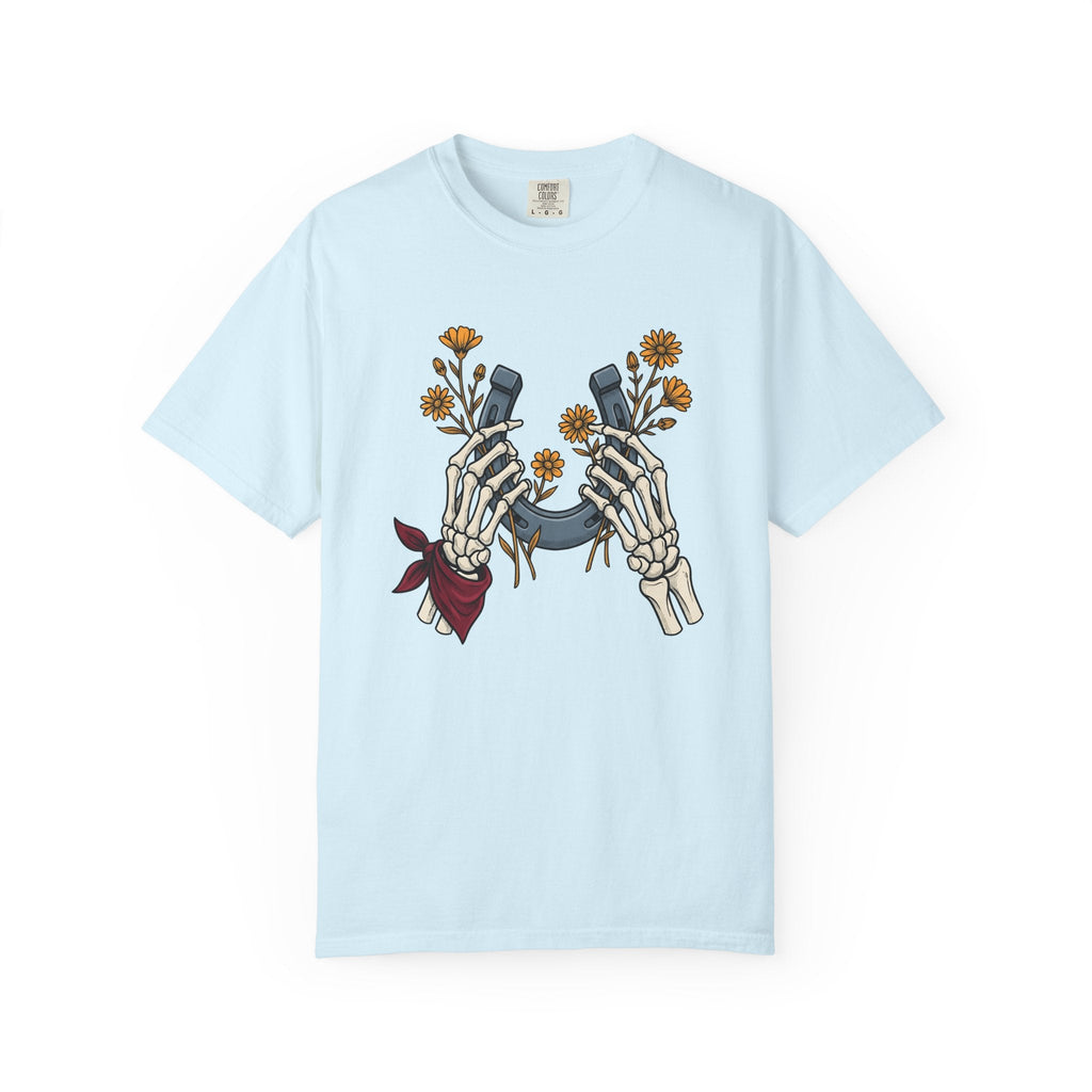 Bone Hands Horseshoe Shirt Cowgirl Ranch Gift Women Neo product image 2