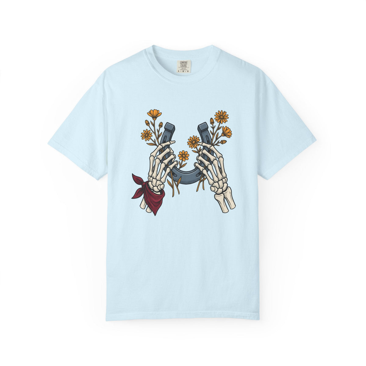 Bone Hands Horseshoe Shirt Cowgirl Ranch Gift Women Neo product image 2
