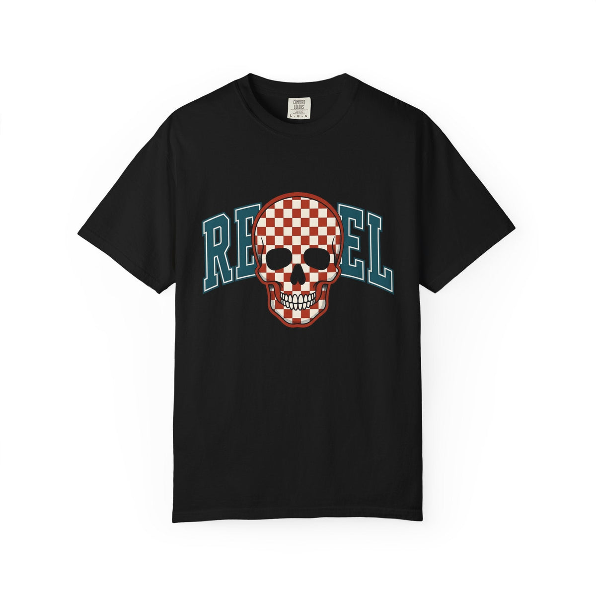 Gingham Skull Shirt America Music Gift Women Pop Art Tee product image 4