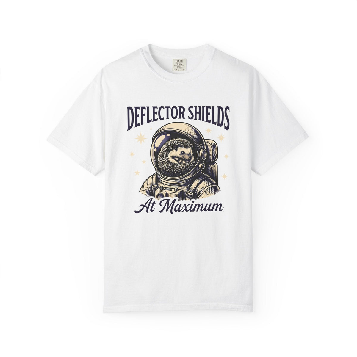 Hedgehog Astronaut Retro T-Shirt – Funny Space Animal product image 1