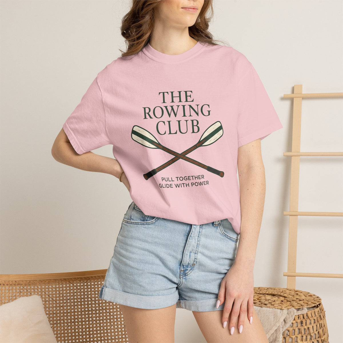 Crossed Blades Shirt Rowing Gym Unisex Gift Timeless Tee product image 12
