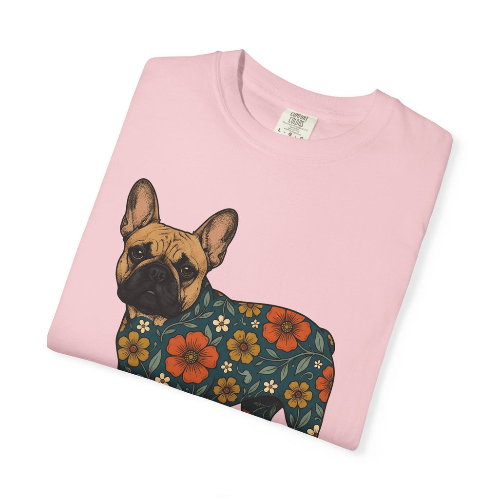 French Bulldog Shirt Dog Floral Unisex Gift Boho Tee product image 11