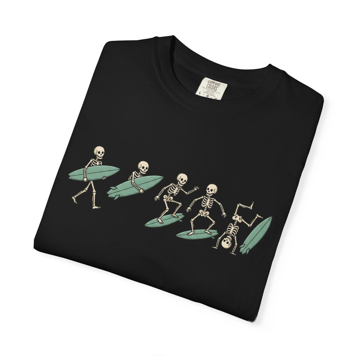 Skeleton Wave Riding Shirt Surfing Coast Unisex Gift product image 15