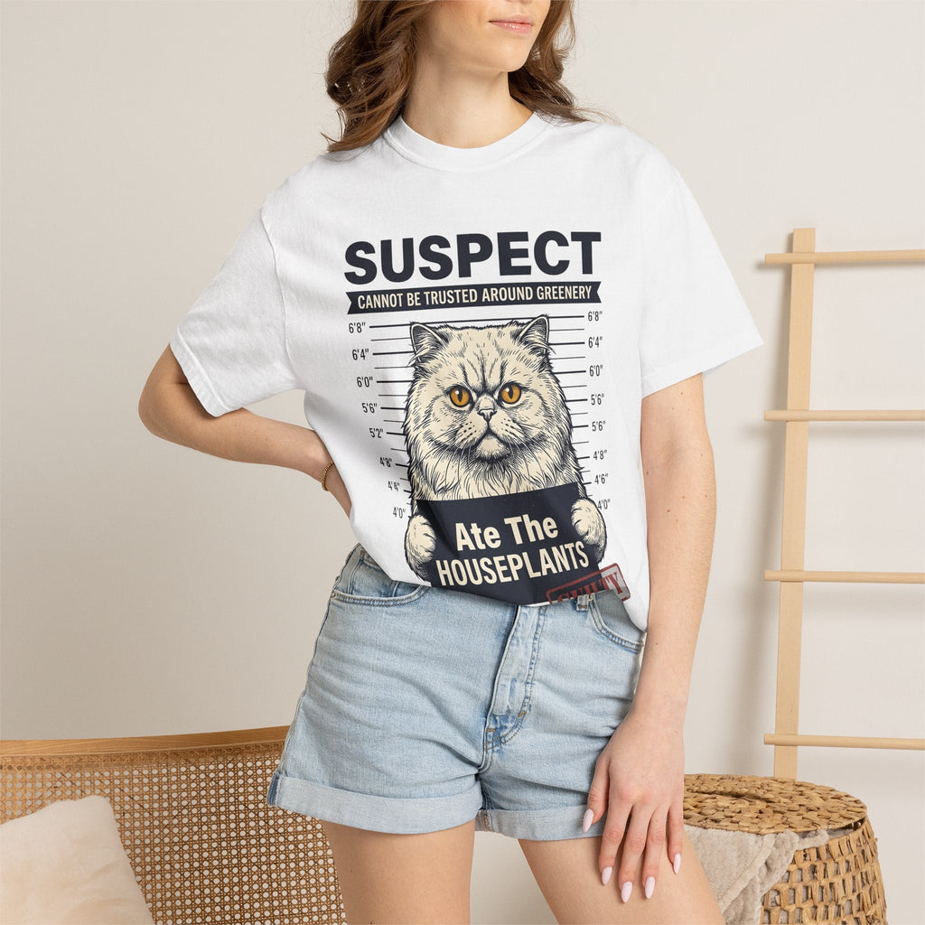 Fluffy Cat Shirt Humor Unisex Gift Vintage Tee Kitten product image 6