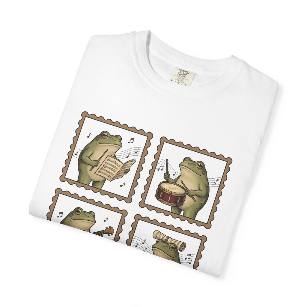 Frog Players Shirt Music Critters Unisex Gift Sketch Tee product image 5