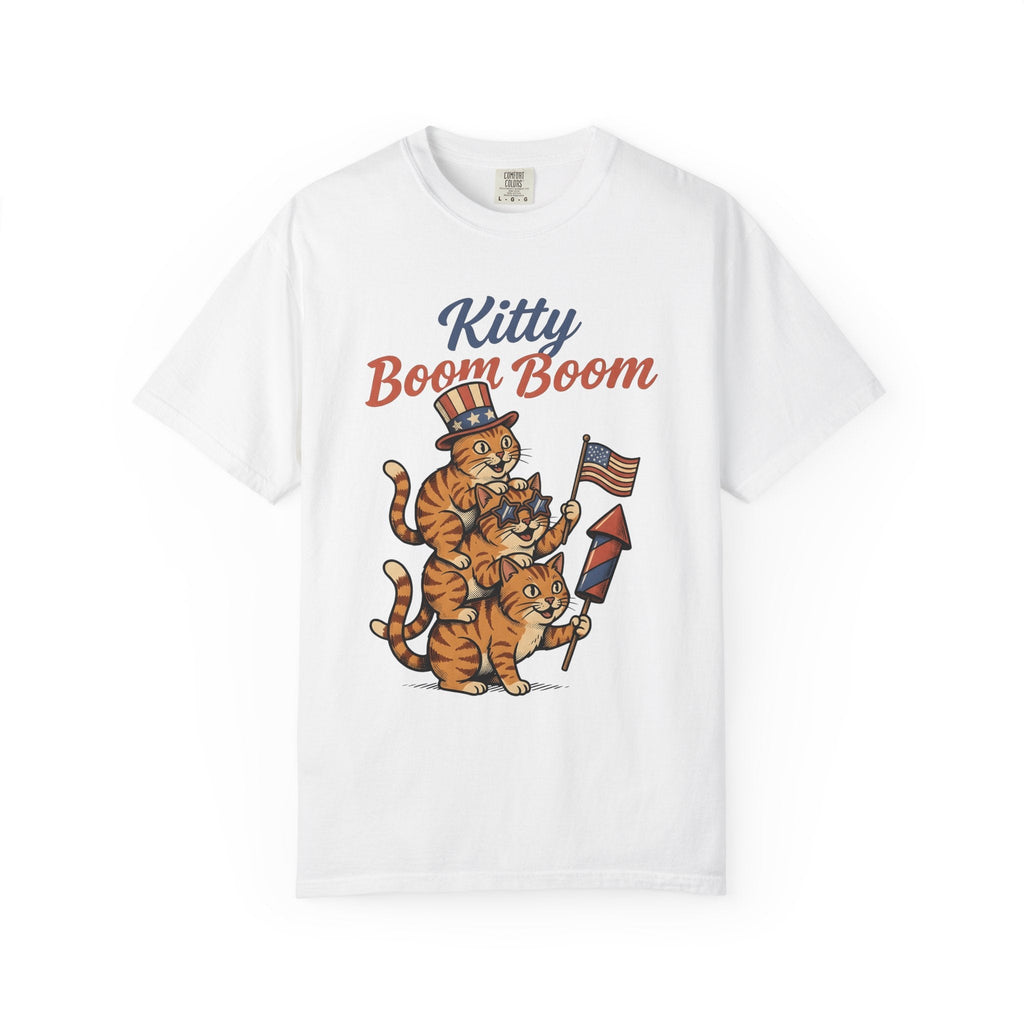 Patriotic Cats Vintage T-Shirt – American Kitty Lover product image 1