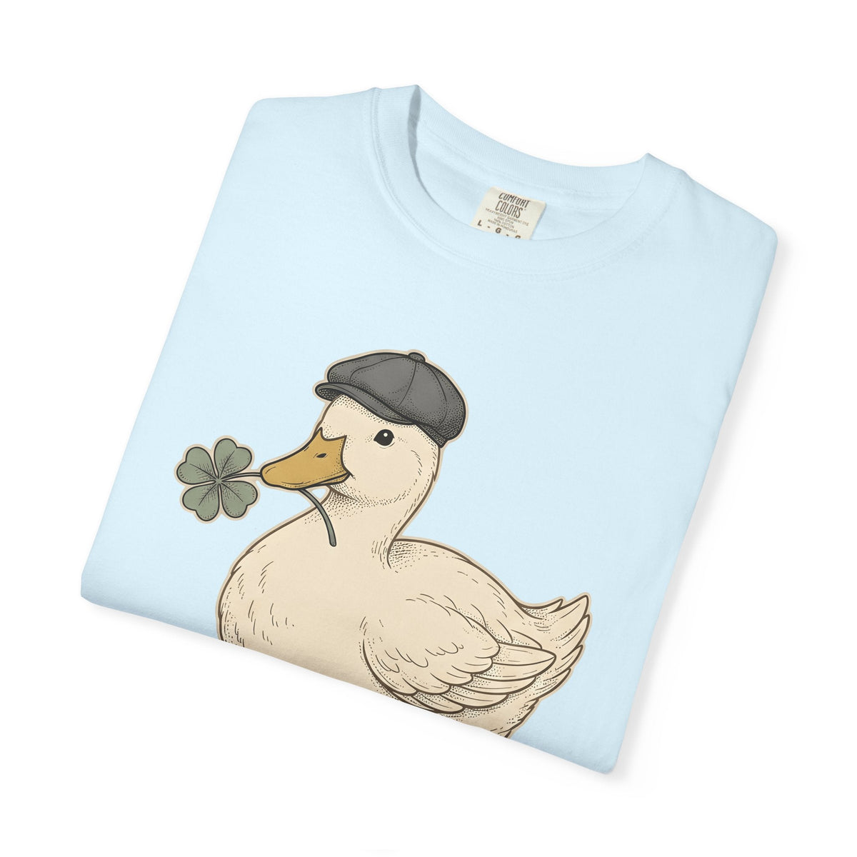 Duck Clover Shirt Holiday Animal Unisex Gift Cute Tee product image 8