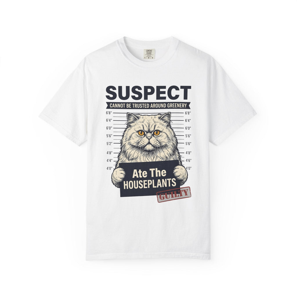 Fluffy Cat Shirt Humor Unisex Gift Vintage Tee Kitten product image 1
