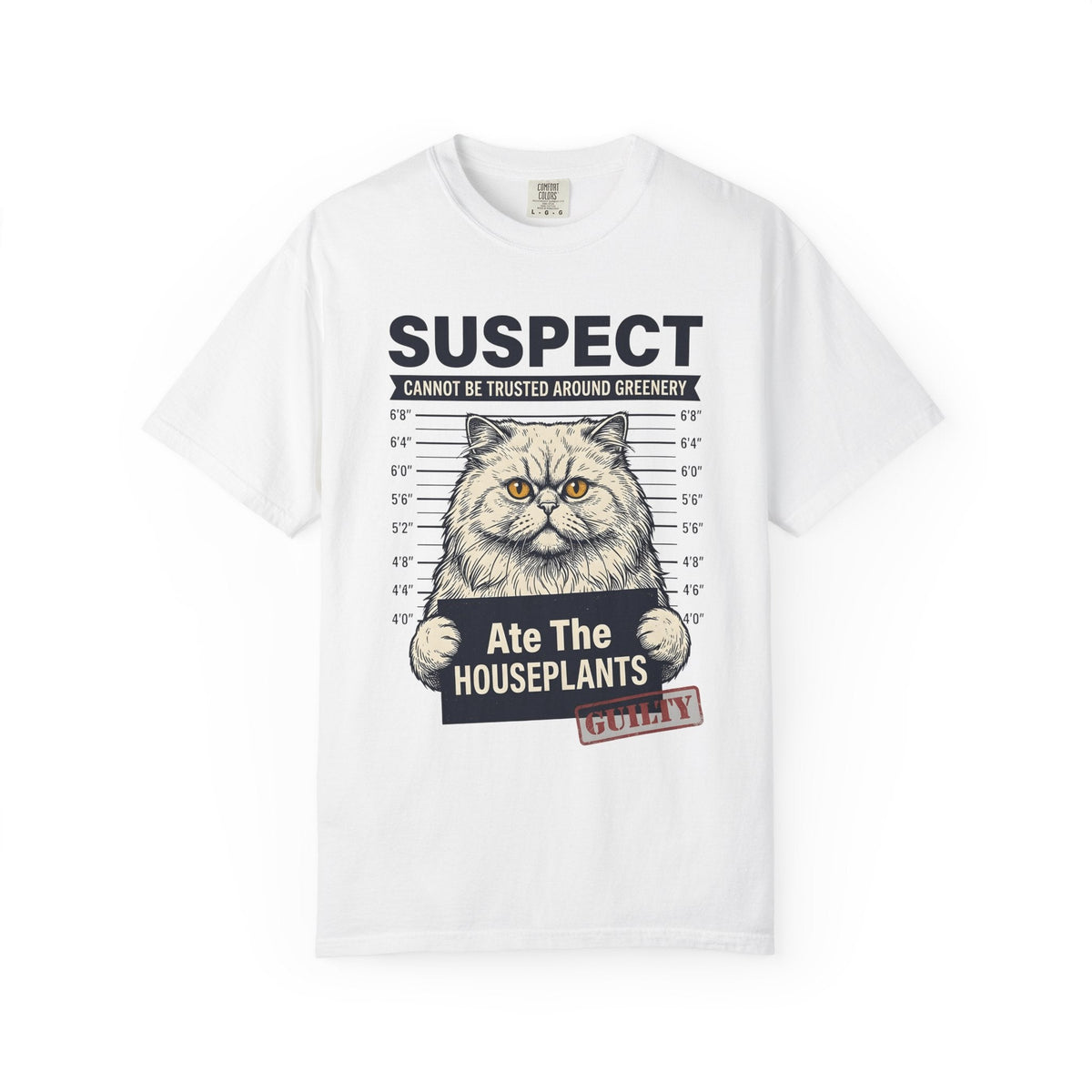 Fluffy Cat Shirt Humor Unisex Gift Vintage Tee Kitten product image 1