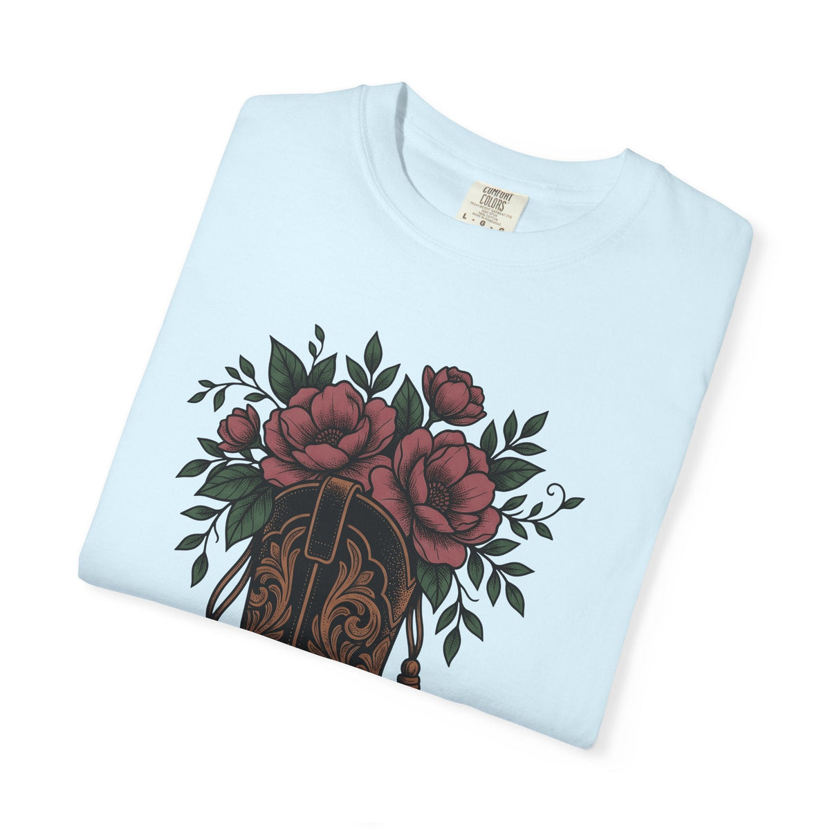 Cowgirl Boot Floral Shirt Rodeo Gift for Women Ethnic Tee product image 8