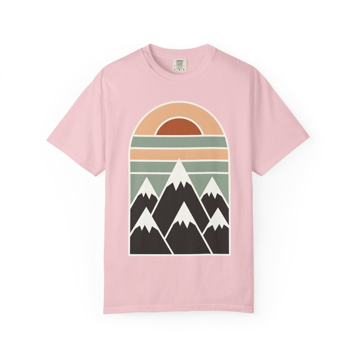 Mountain Twilight Shirt Nature Adventure Unisex Gift Flat product image 3