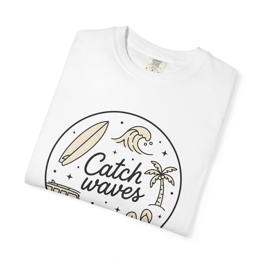 Surfboard Wave Shirt Surfing Beach Gift Women Line Art Tee product image 5
