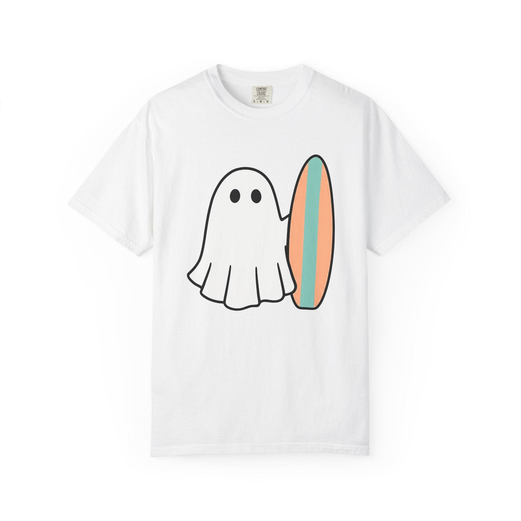 Ghost Wave Shirt Surfing Shore Unisex Gift Simple Tee product image 1